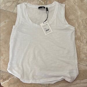Theory White Tank Top
